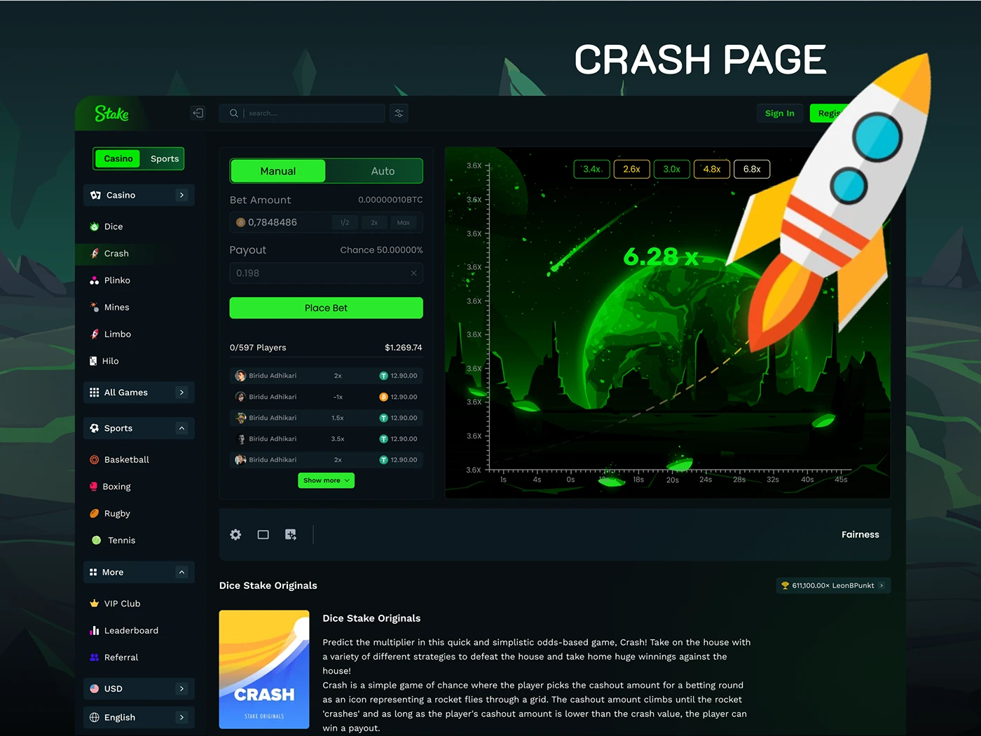 Crash Game